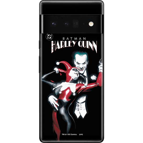 DC Comics The Joker Batman: Harley Quinn Cover #1 Art by Alex Ross. Piece Also known as Tango with Evil Google Pixel 6 Pro Skin